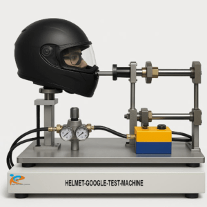 Helmet goggle testing machine