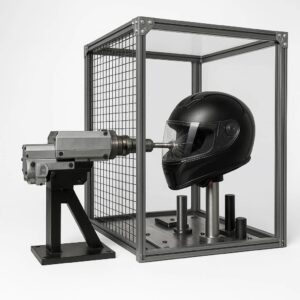 Helmet Glass Hit Testing Machine